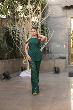 Load image into Gallery viewer, Emerald green co-ord set