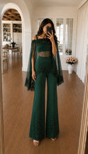 Load image into Gallery viewer, Sienna Cape set - Green
