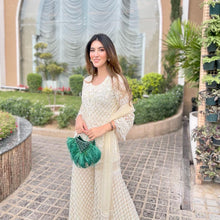 Load image into Gallery viewer, Dandelion Sharara set in Lemon