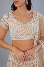 Load image into Gallery viewer, Beige Lehenga Set