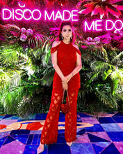 Load image into Gallery viewer, Niki Mehra in Scarlet Co-ord set