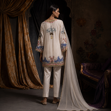 Load image into Gallery viewer, Chandni Pichwai Kurta Set — Ivory