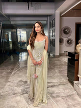 Load image into Gallery viewer, Reshma in Pixie Dust Sharara Set - Meadow Green