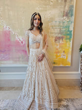 Load image into Gallery viewer, Beige Lehenga Set
