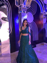 Load image into Gallery viewer, Gia Lehenga in Emerald Green