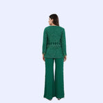 Load image into Gallery viewer, Teal Green Pant Suit

