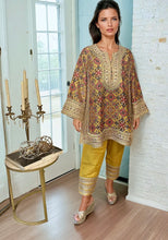 Load image into Gallery viewer, Ikat Patola Choga Set- Green
