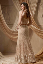 Load image into Gallery viewer, Pearl Lehenga Set in Nude Pink
