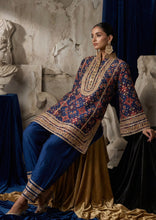 Load image into Gallery viewer, Patola Ikat Choga Set- Blue
