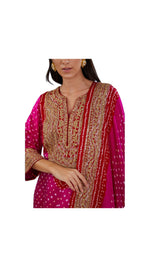 Load image into Gallery viewer, Pink Choga Set without Dupatta
