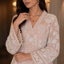 Load image into Gallery viewer, Gulab – Rose Quartz Organza Kurta Set
