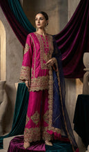 Load image into Gallery viewer, Pink Choga Set with Contrast Dupatta

