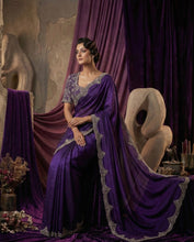 Load image into Gallery viewer, Osa Saree in Purple
