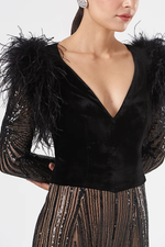 Load image into Gallery viewer, Black Embellished Jumpsuit
