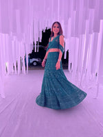 Load image into Gallery viewer, Gia Lehenga in Emerald Green
