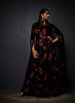 Load image into Gallery viewer, Black Anarkali Suit
